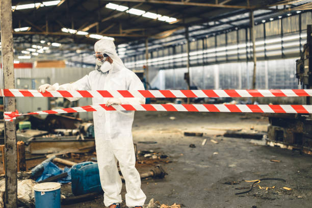 Professional Infectious Disease Decontamination technician working in Dacono, CO